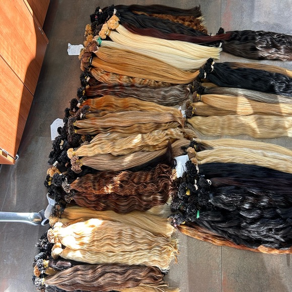 Human hair extensions